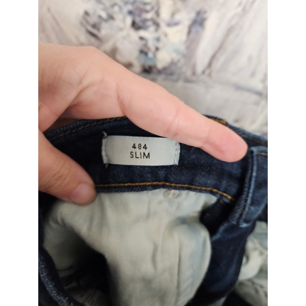 J.Crew 484 Slim Fit Jeans Mens 32x32 Dark Indigo Kurabo Japanese Denim J5024 - Picture 4 of 10